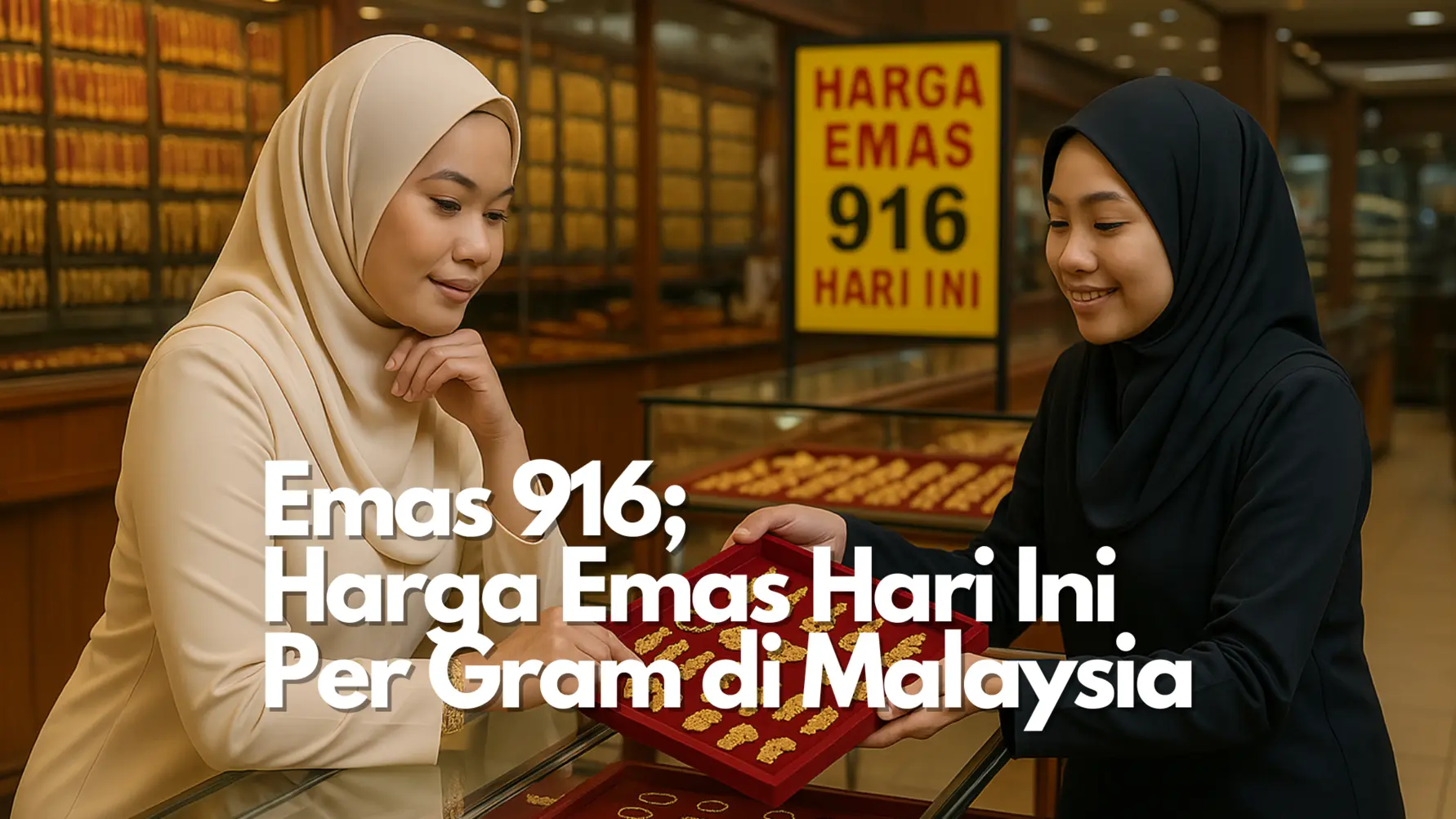 Harga Emas 916 Hari Ini Per Gram di Malaysia