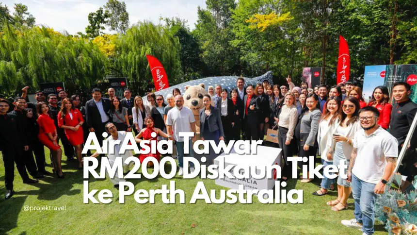 RM200 Promosi Diskaun Tiket AirAsia ke Perth