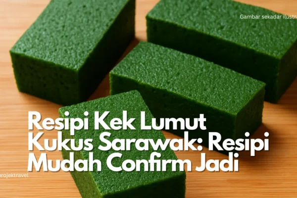 Resipi Kek Lumut Kukus Sarawak