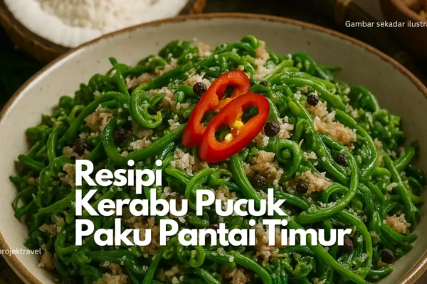 Resipi Kerabu Pucuk Paku