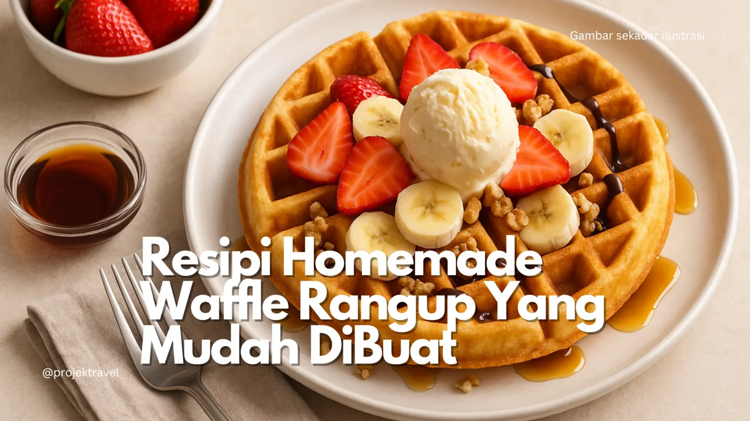 Resipi Waffle Rangup