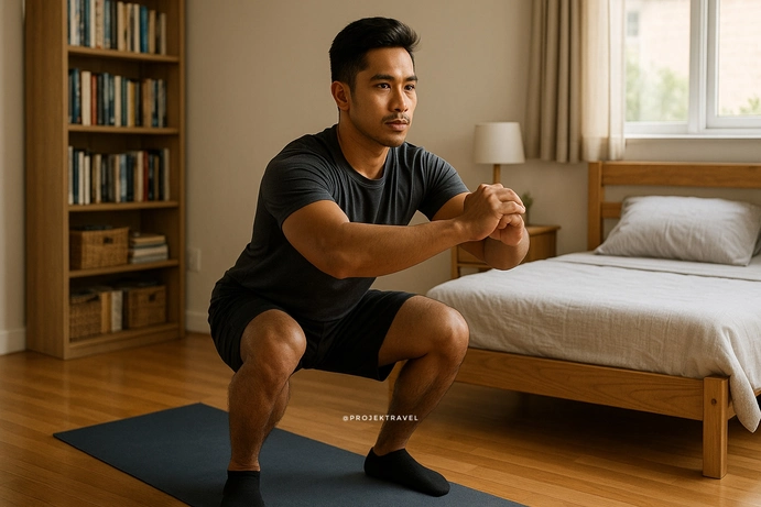 Bodyweight Squats, Senaman Tanpa Alat di Rumah 