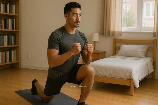 lunges, Senaman Tanpa Alat di Rumah