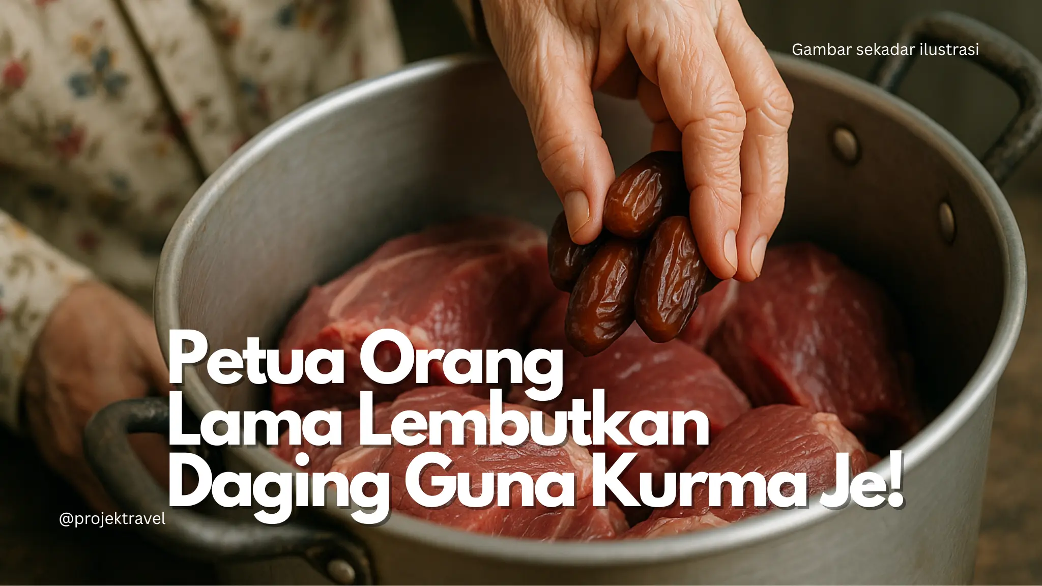 Cara Lembutkan Daging Guna Kurma