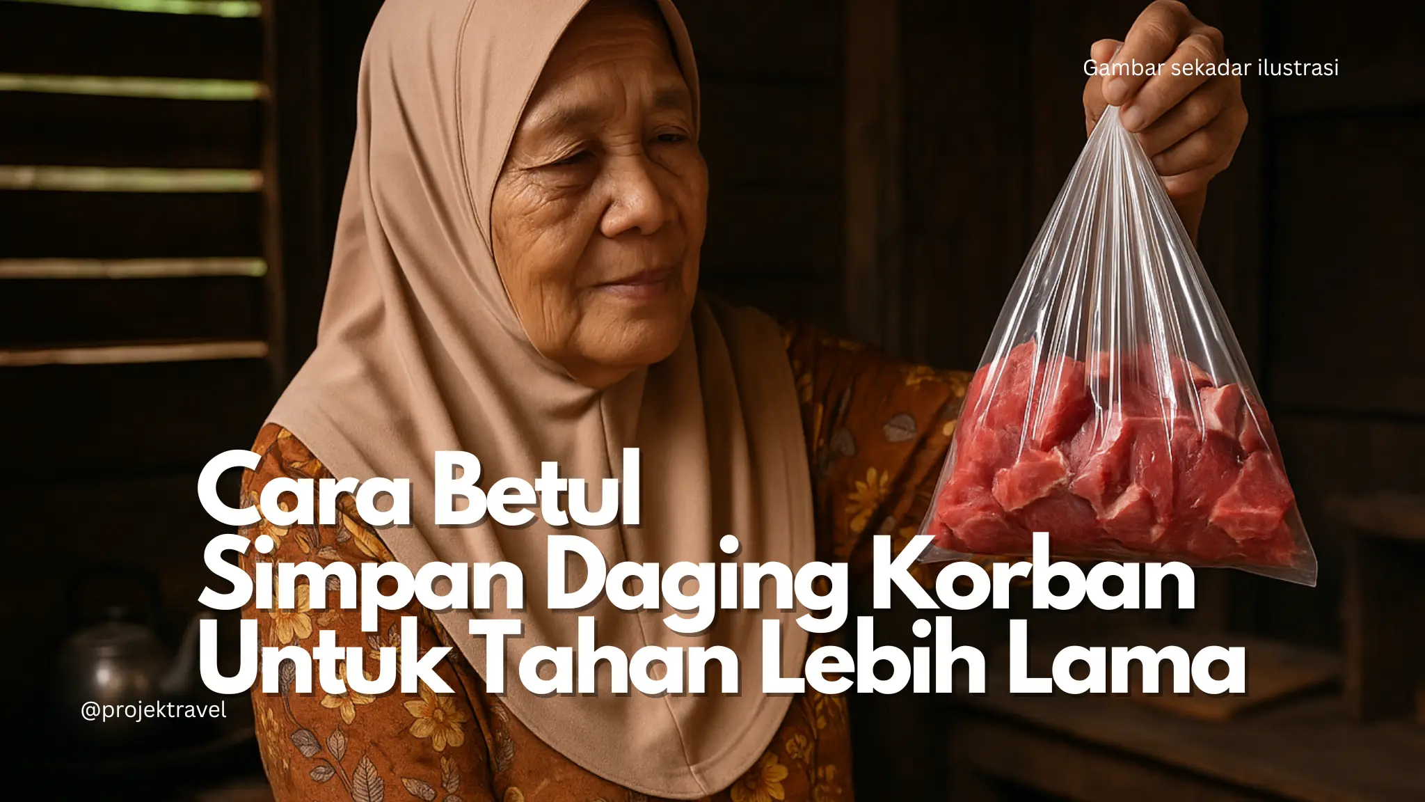 Cara Simpan Daging Korban Yang Betul