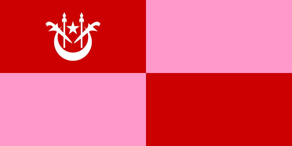 Bendera Jajahan Gua Musang, Bendera Daerah Negeri Kelantan