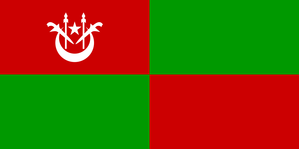 Bendera Jajahan Kuala Krai, Bendera Daerah Negeri Kelantan