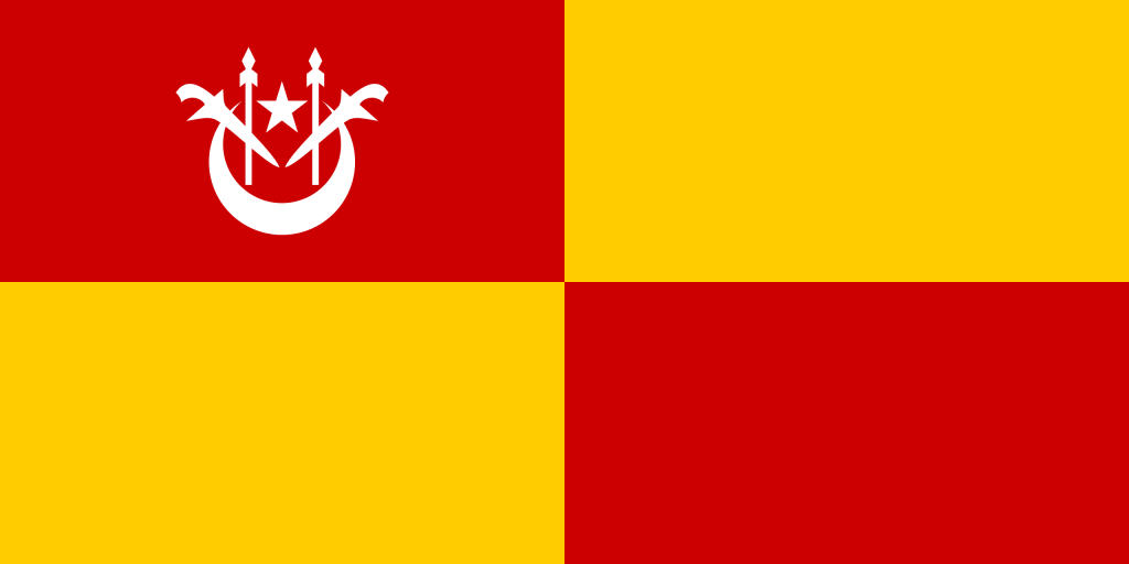 Bendera Jajahan Tanah Merah, Bendera Daerah Negeri Kelantan