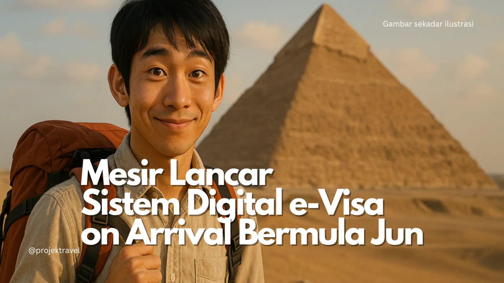 Mesir Lancar Sistem "Digital e-Visa on Arrival"