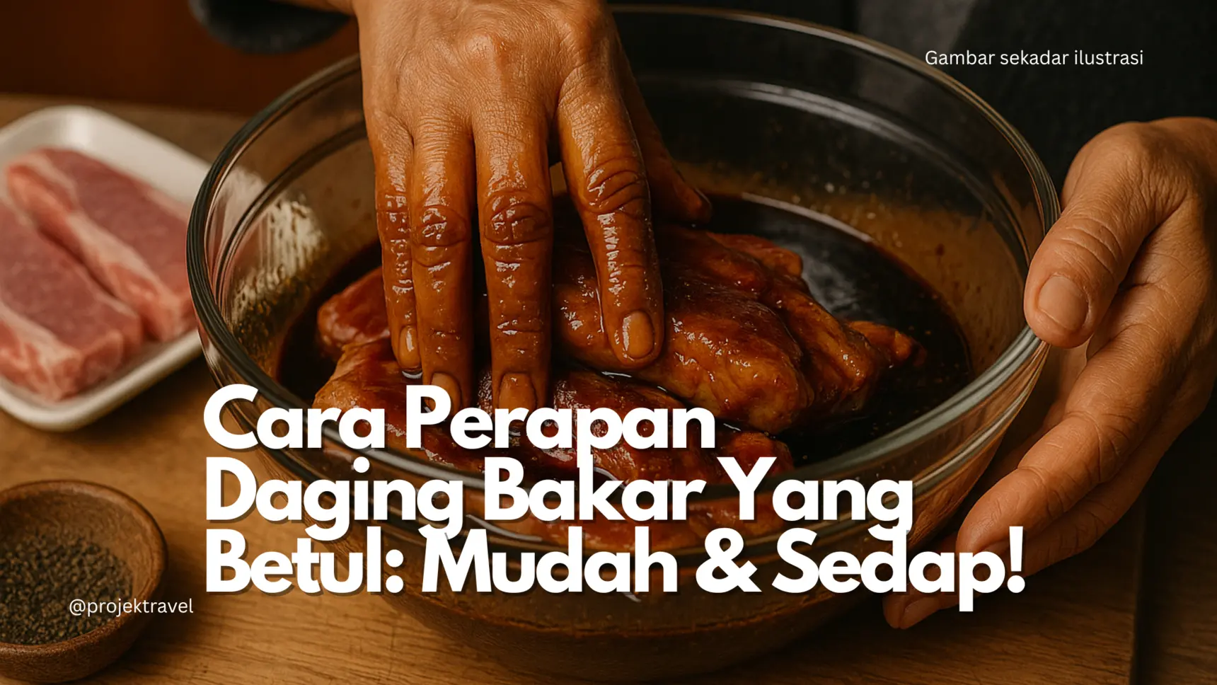 Resipi Daging Bakar Paling Mudah dan Sedap