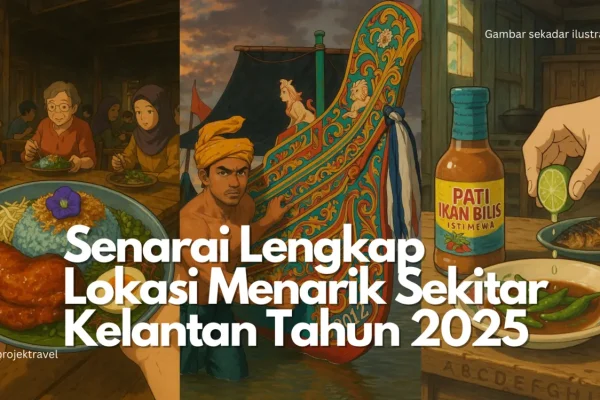 Senarai Lengkap Tempat Menarik di Kelantan 2025