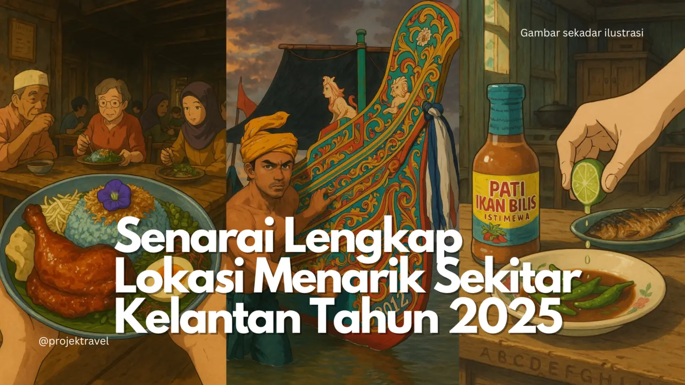 Senarai Lengkap Tempat Menarik di Kelantan 2025