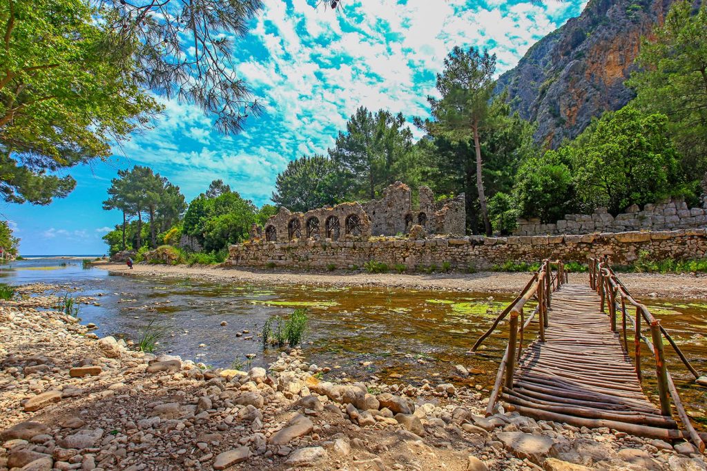 Ruins in Olympos, Türkiye