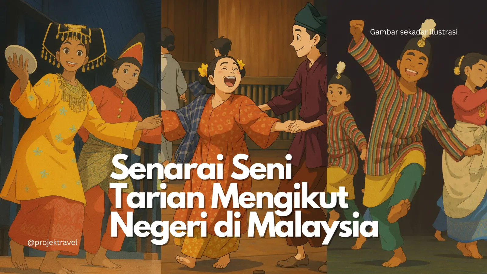 Tarian Mengikut Negeri di Malaysia