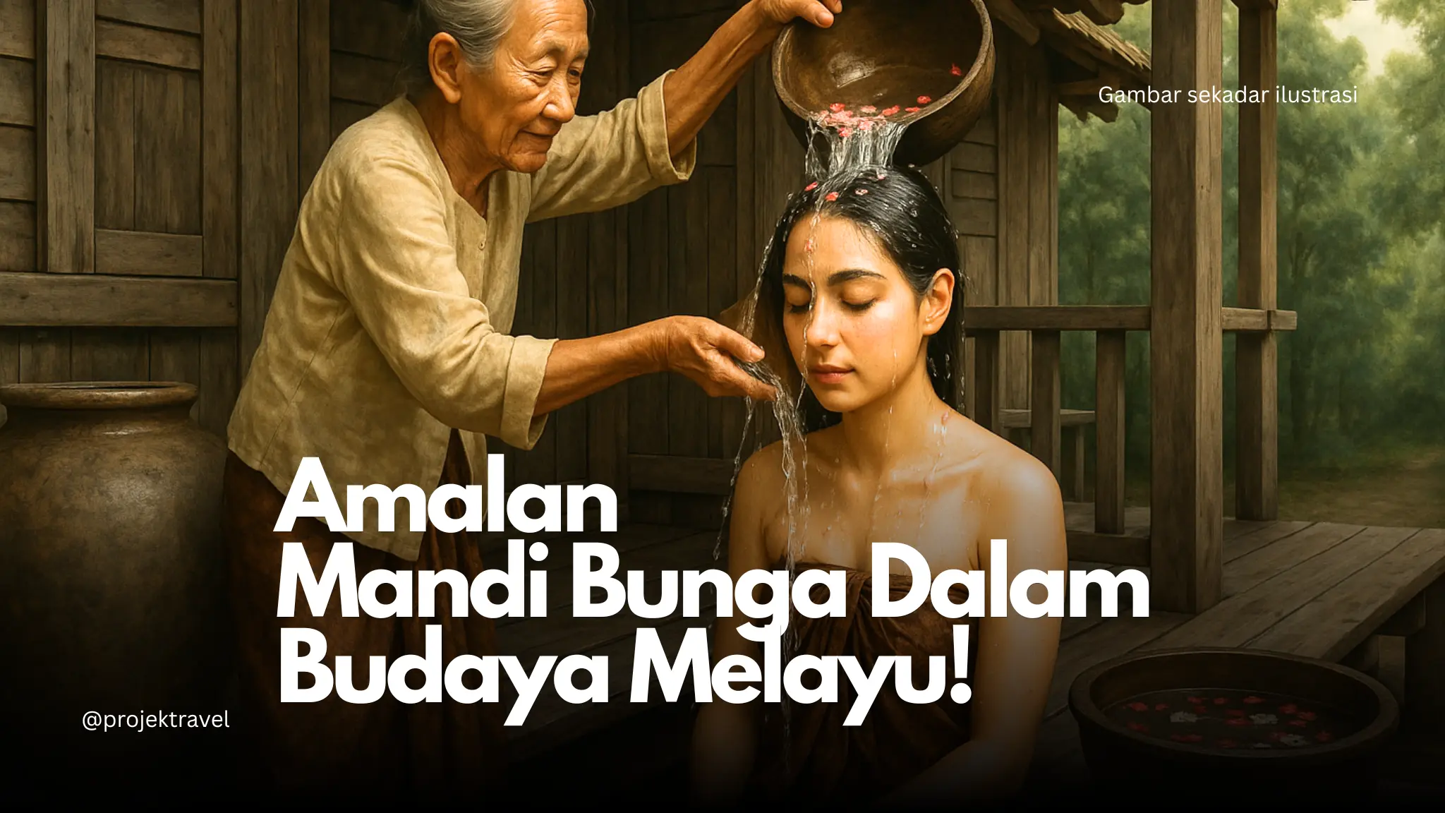 Amalan Mandi Bunga dalam Budaya Melayu