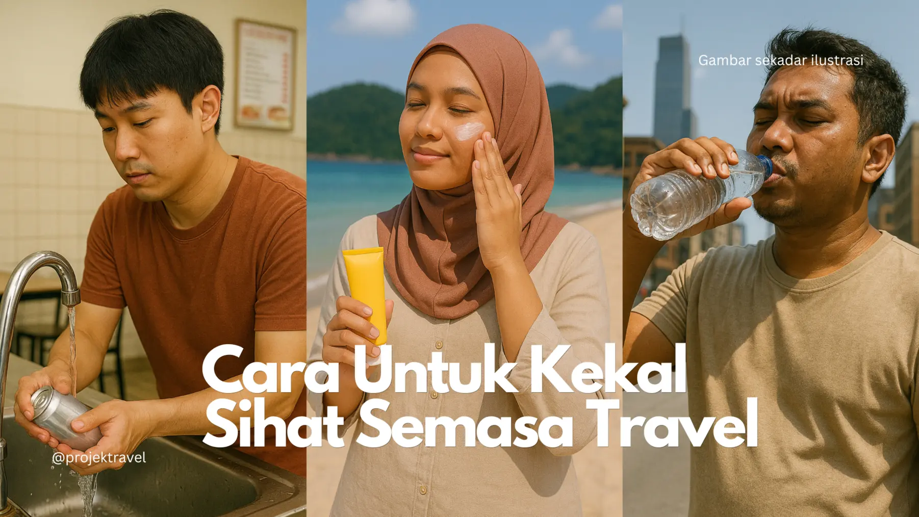 Cara Kekal Sihat Semasa Bercuti