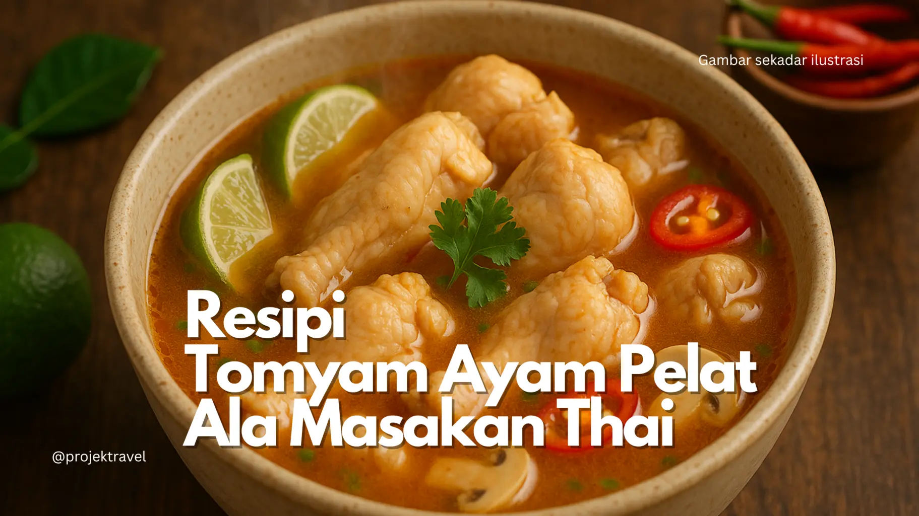 Resipi Tomyam Ayam