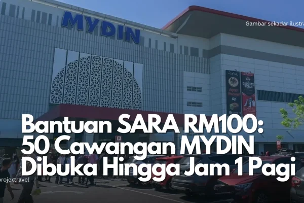 Senarai Mydin buka sampai jam 1 pagi