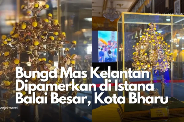 bunga emas kelantan di istana balai besar