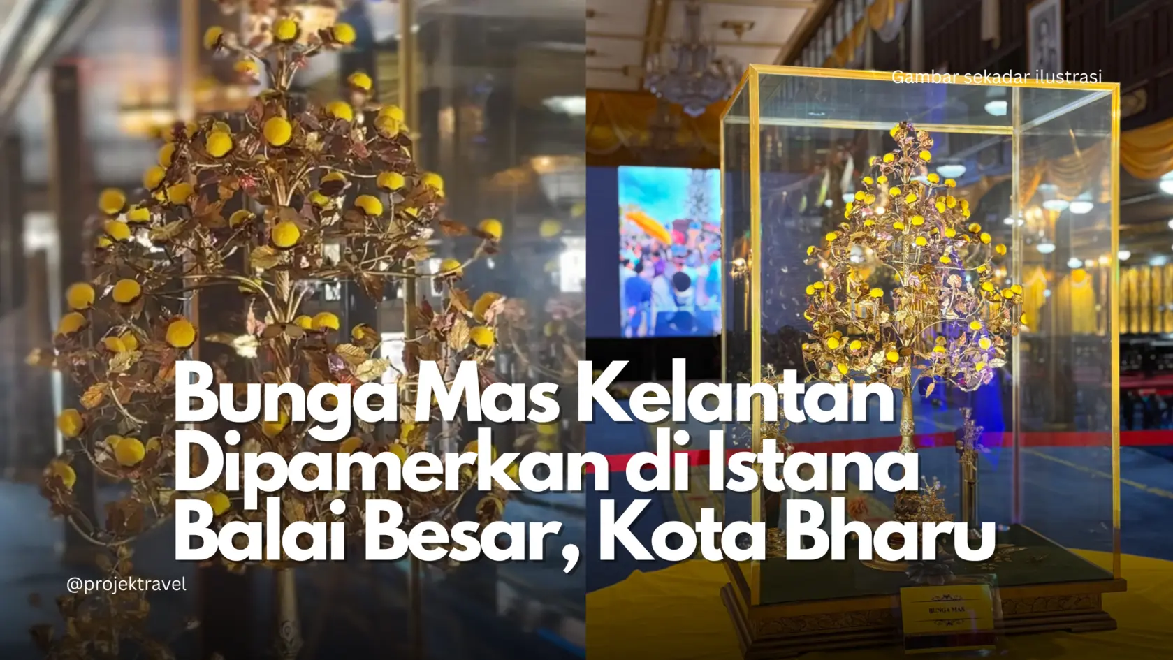 bunga emas kelantan di istana balai besar