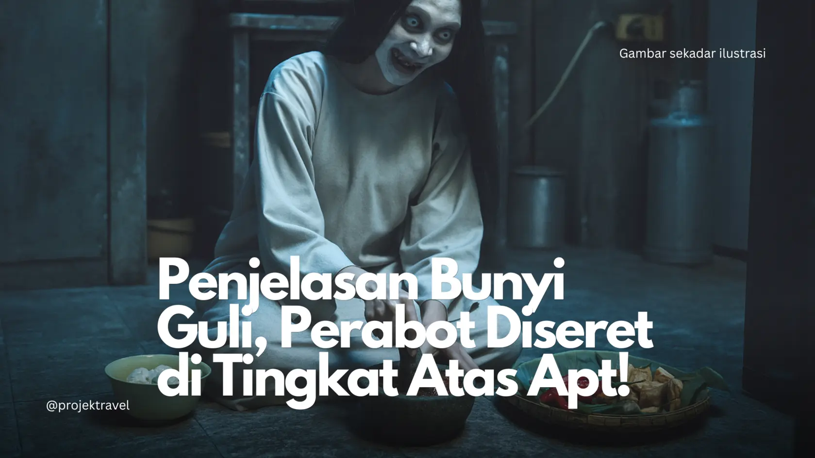 penjelasan bunyi guli jatuh di apartment