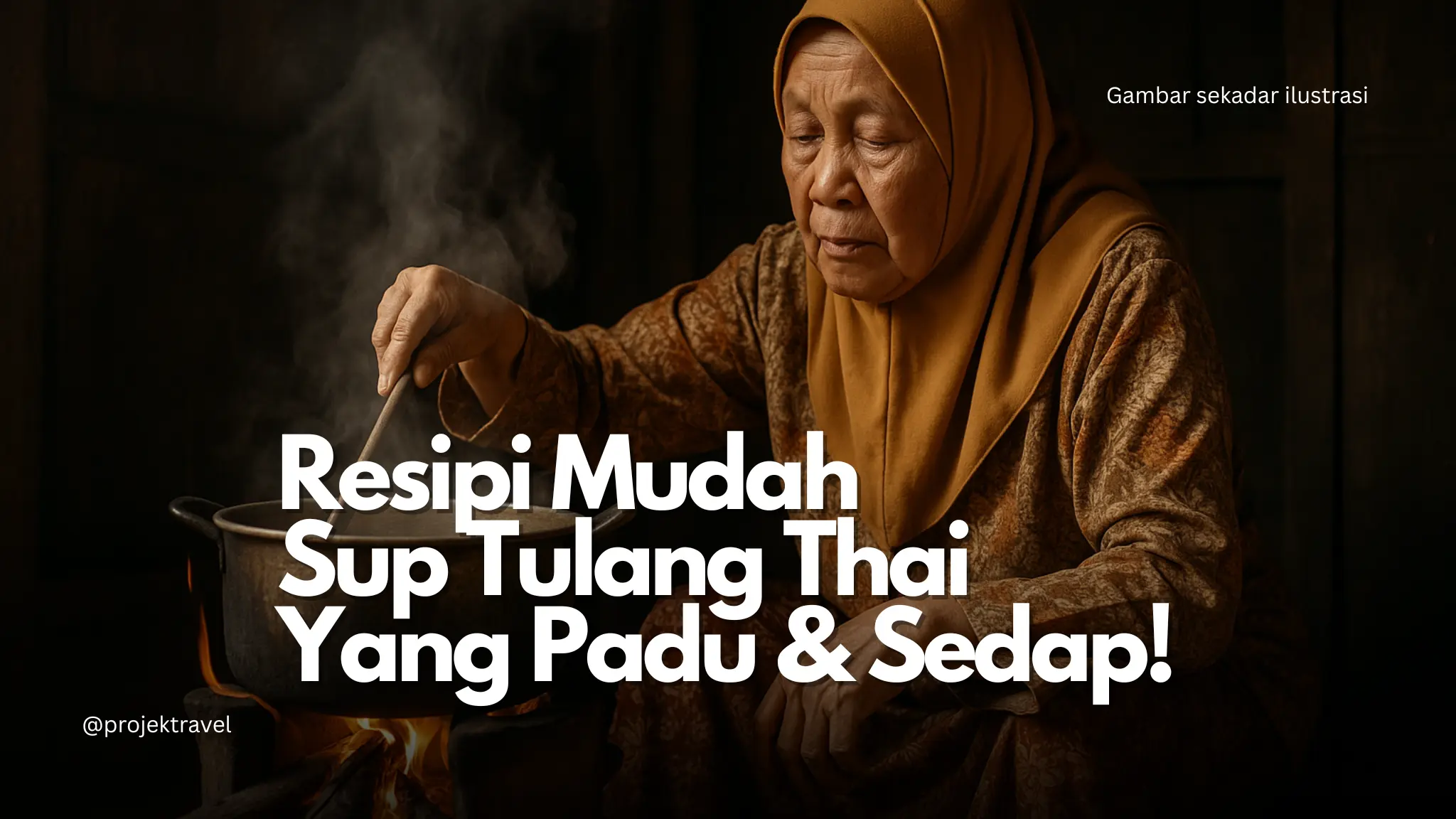 resipi sup tulang thai