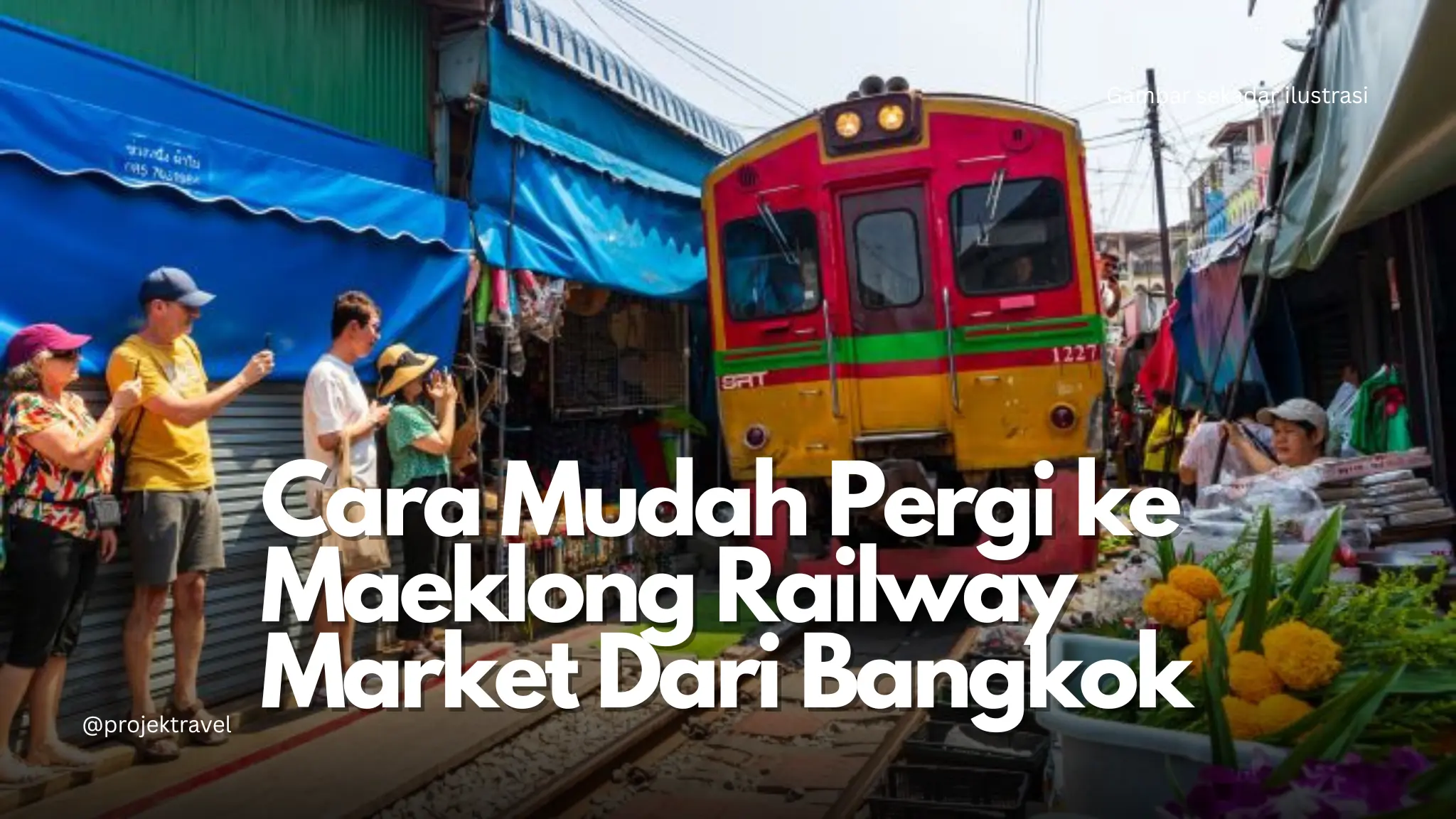 Maeklong Railway Market