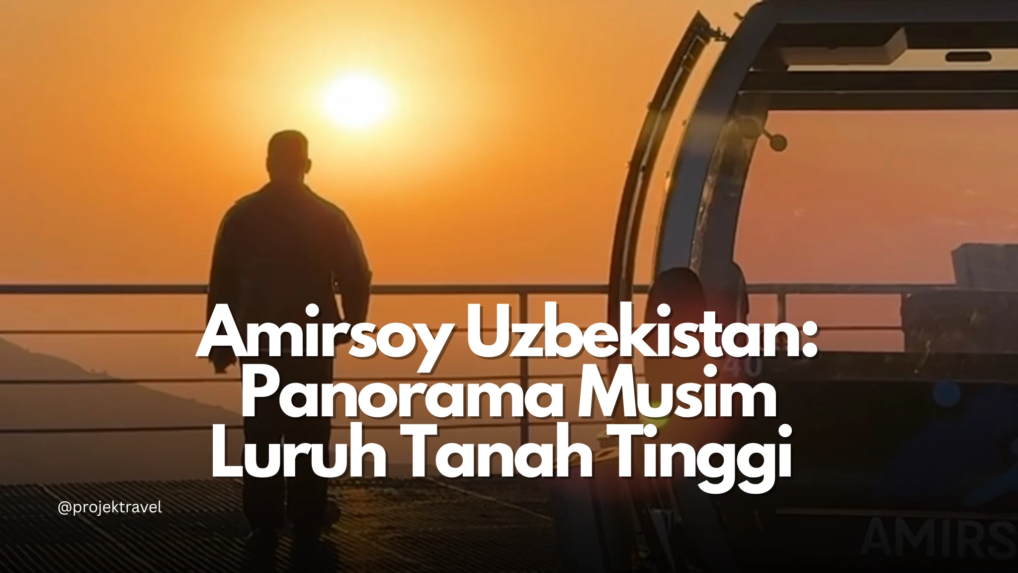 panorama musim luruh Amirsoy, Tashkent