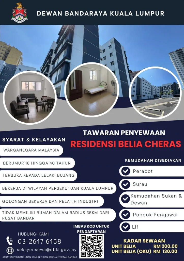 rumah sewa rm200 DBKL