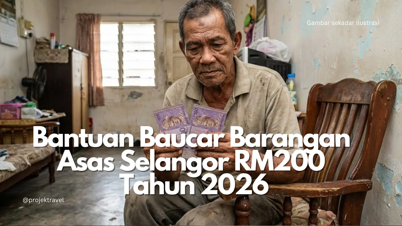 Bantuan Baucar Barangan Asas Selangor RM200 Tahun 2026