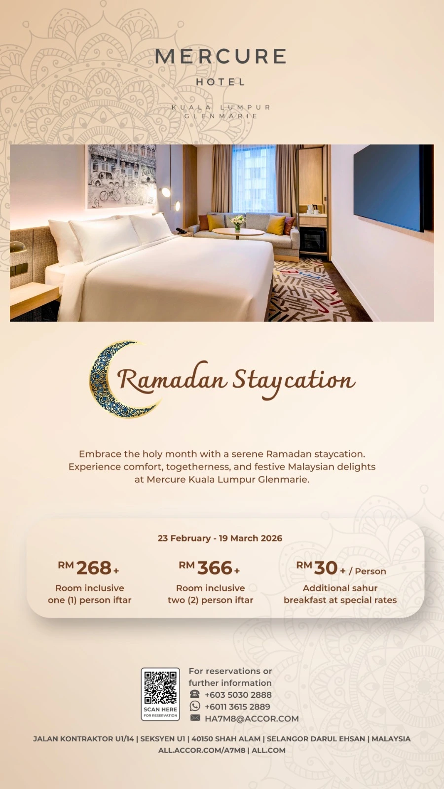 Pakej Ramadan Staycation