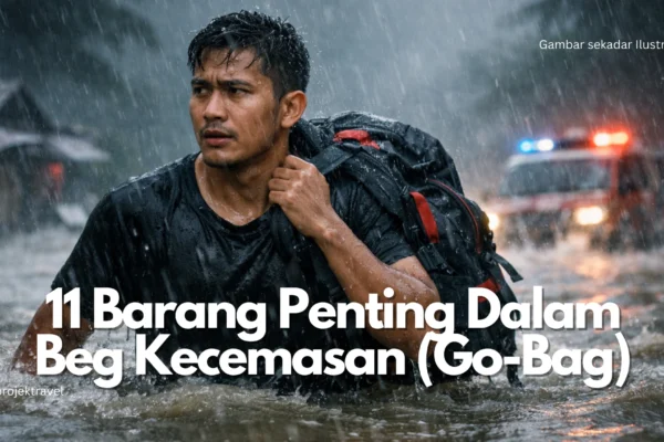 Checklist 11 Barang Penting Dalam Beg Kecemasan (Go-Bag)