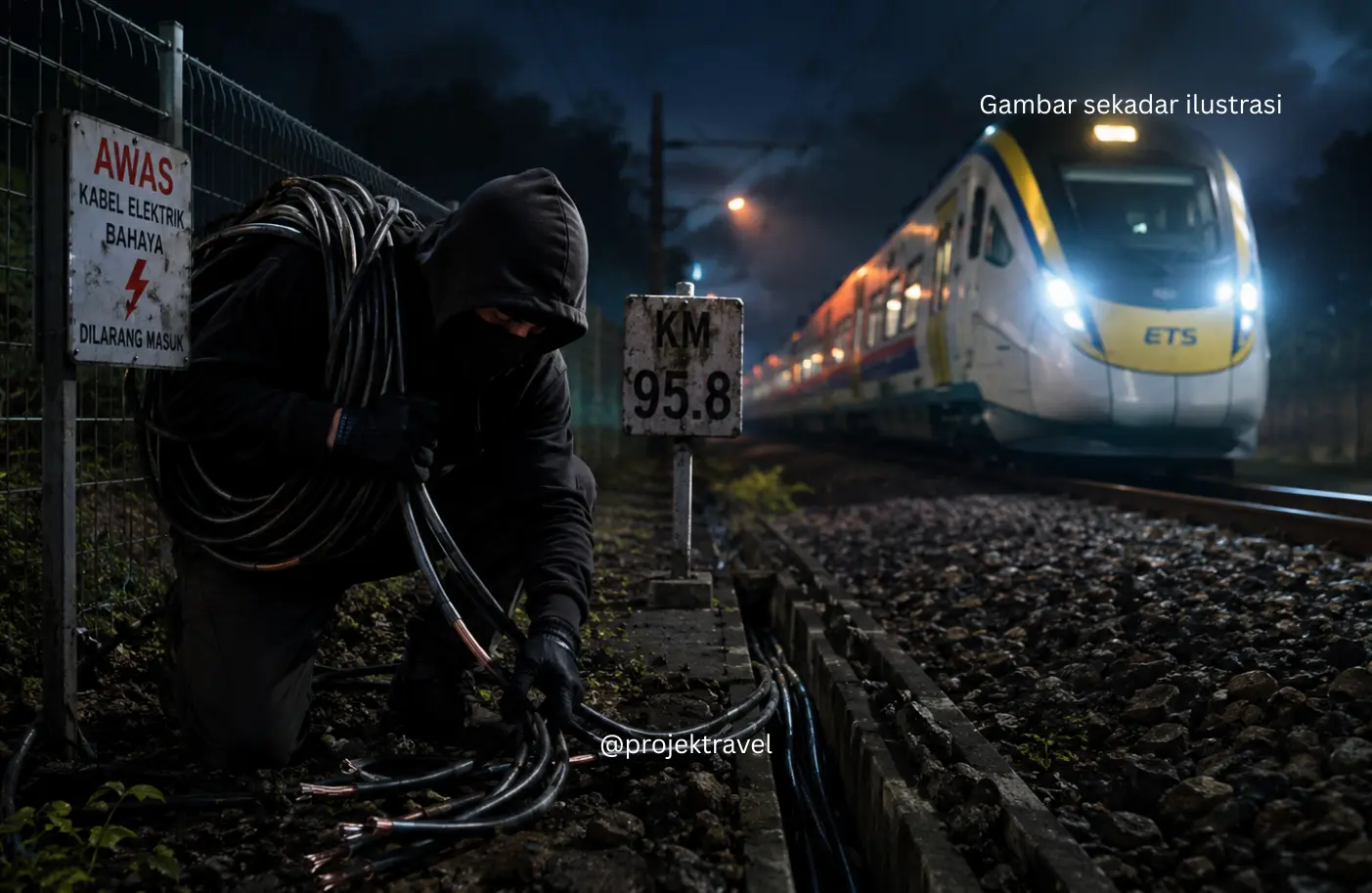 Kecurian Kabel KTMB