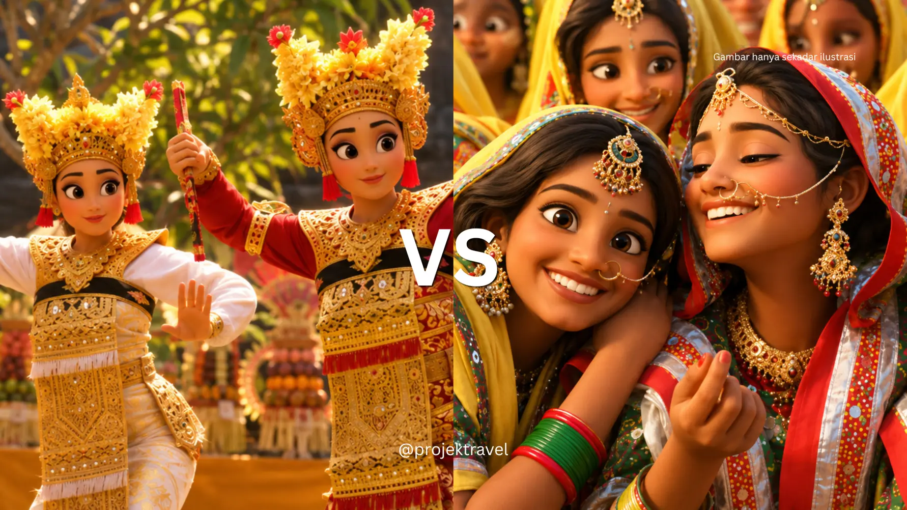 hindu bali vs hindu lain di dunia