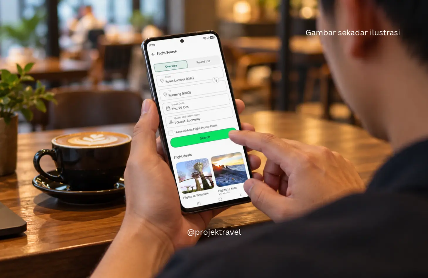 tempahan tiket melalui airasia move